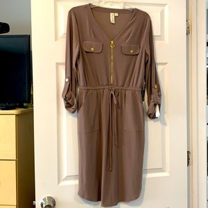 New Dress , SOHO Apparel LTD , Brownish Grey
